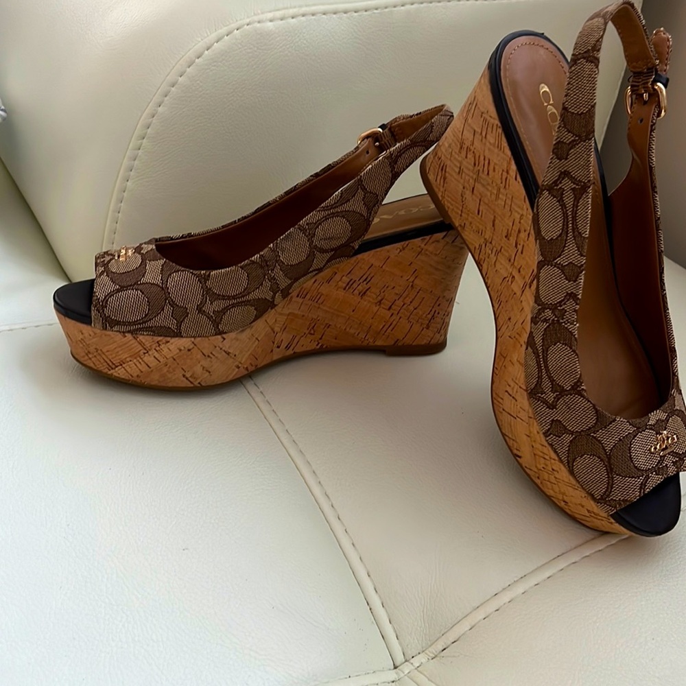 Coach Wedges, ladies size 7.